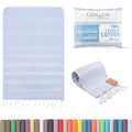 Driftsand Turkish Beach Towel — 100% Cotton, Sand-Free, Oversized